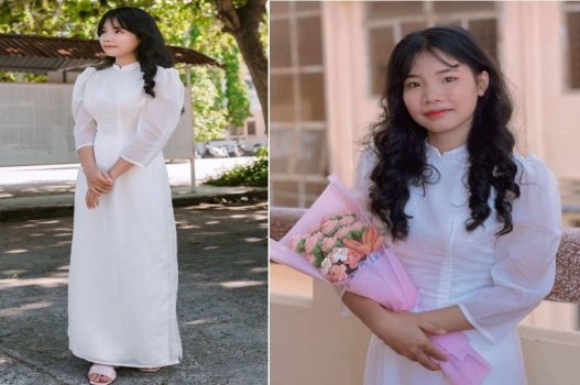Áo dài quyến rũ khêu gợi cực kỳ sexy