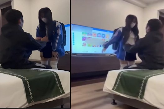 Clip sex em học sinh trốn giờ đi địt