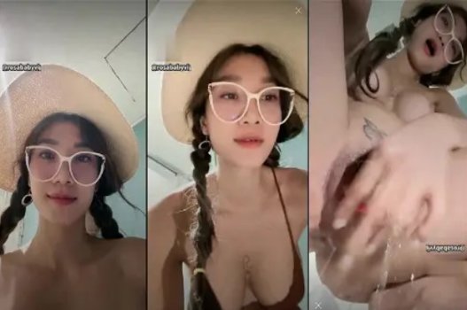 Rosababyvip chơi đùa với âm đạo bằng máy rung