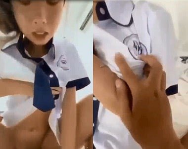 Sinh viên đại học thầm thì thảo với bạn trai